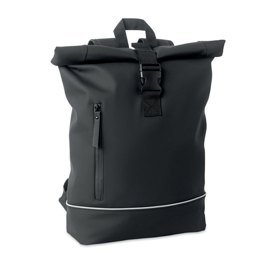 LAPTOSA - Zaino roll top in PU per laptop 15".