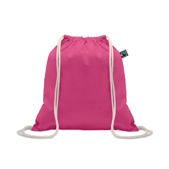 OSOLE DRAW COLOUR - Drawstring bag Fairtrade 180gr