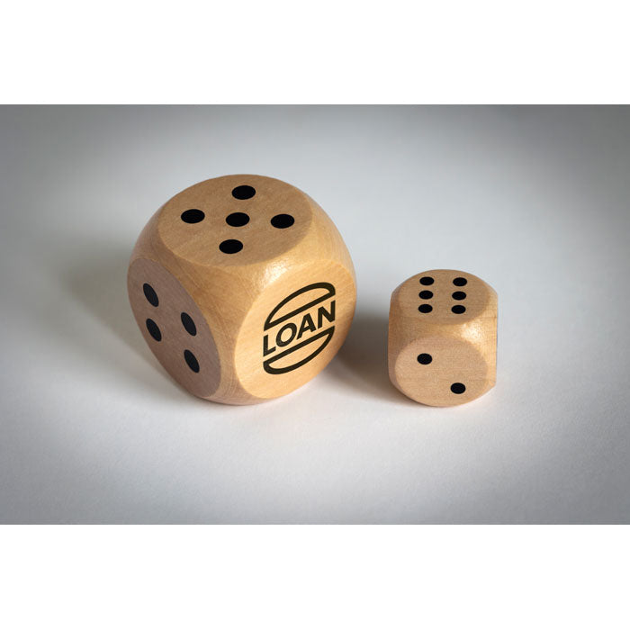 DADIN - Schima Holzwürfel 3cm Durchmesser