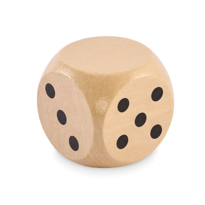 DADO - Dado de madera Schima de 5 cm de diámetro