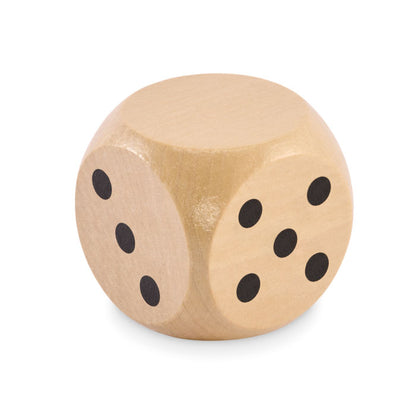 DADO - Dado de madera Schima de 5 cm de diámetro