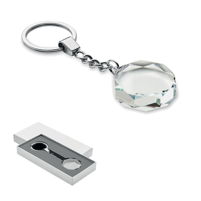 ROUNDWARD – Runder Award-Schlüsselanhänger aus Glas