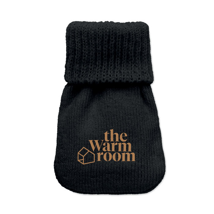 WARMMUFF – Handwärmer aus gestricktem Polyester