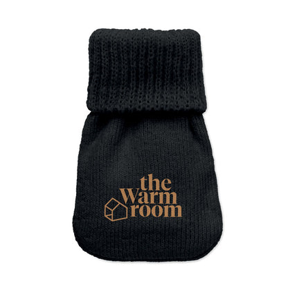 WARMMUFF – Handwärmer aus gestricktem Polyester