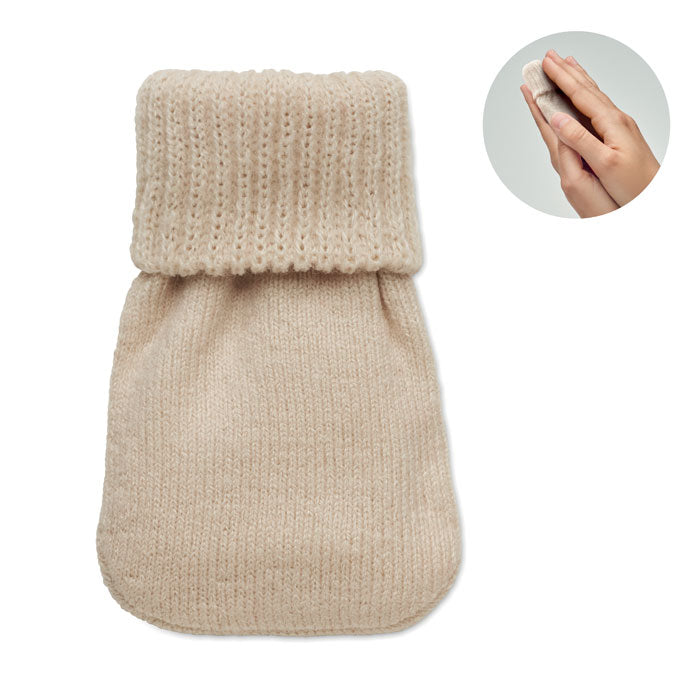 WARMMUFF – Handwärmer aus gestricktem Polyester