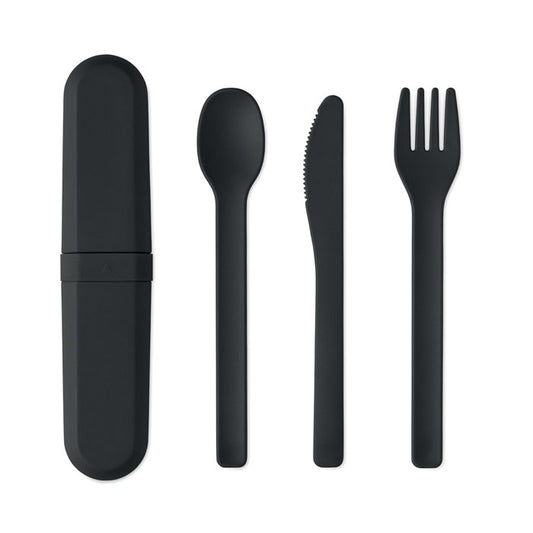 BITEFUL - Set posate e custodia in PLA