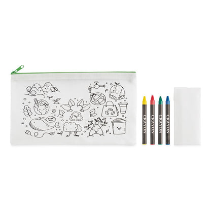 CRAY – Federmäppchen mit 4 Buntstiften