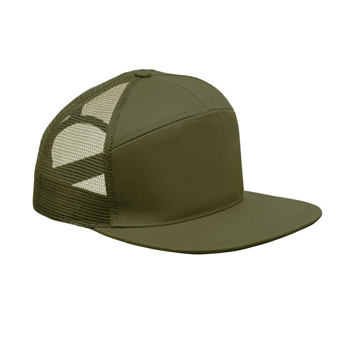 BEAD - 7 panel flat visor cap