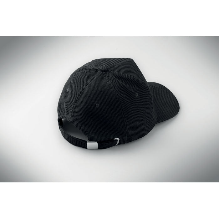 WALE - Gorra de béisbol de pana de 5 paneles