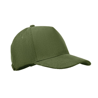 WALE - Gorra de béisbol de pana de 5 paneles