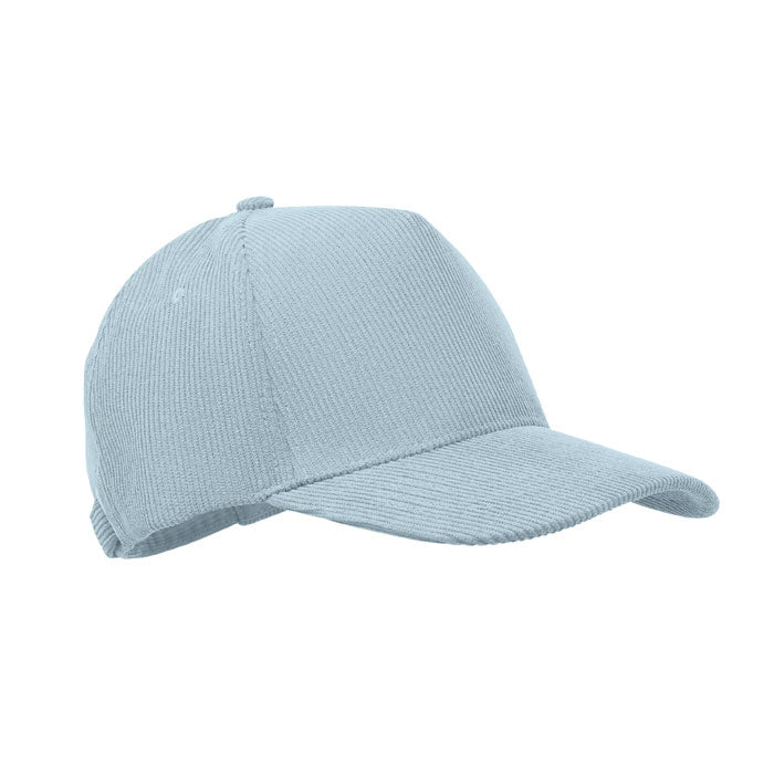 WALE - Gorra de béisbol de pana de 5 paneles