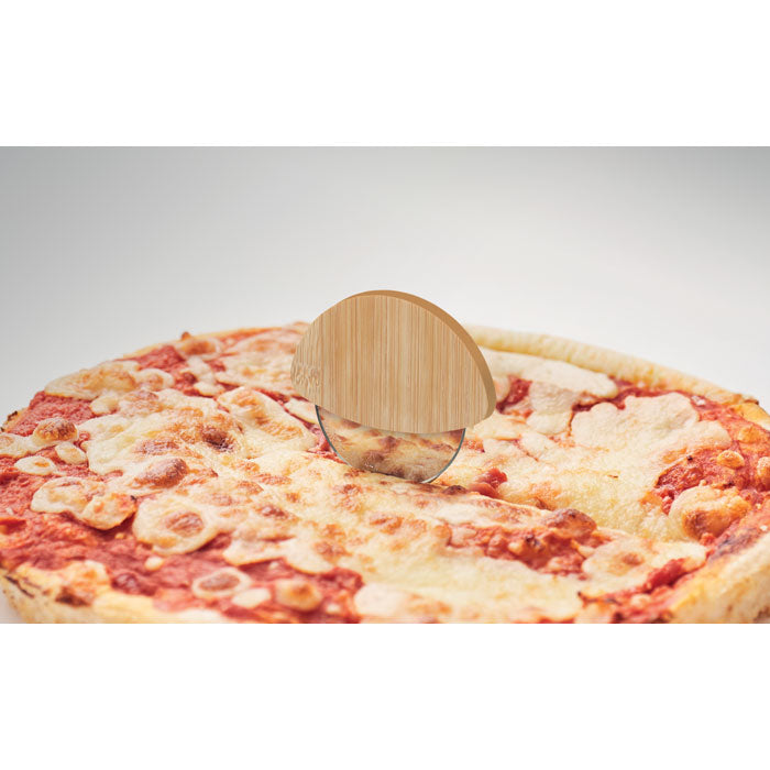 NAPOL - Runder Pizzaschneider aus Bambus