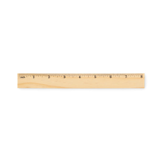 RULER20 - Regla de madera 20cm