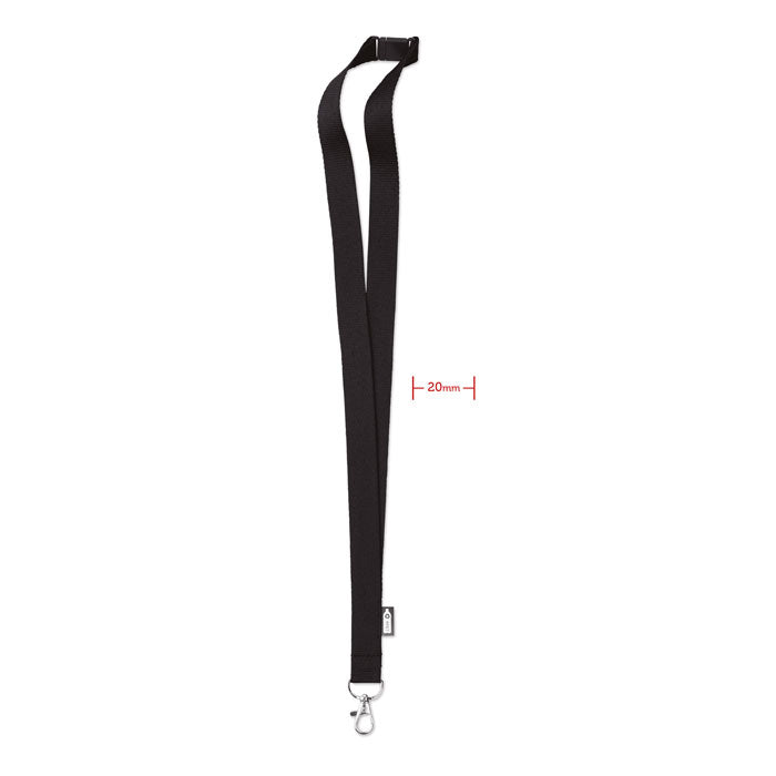 LANY RPET - Lanyard aus RPET 20 mm