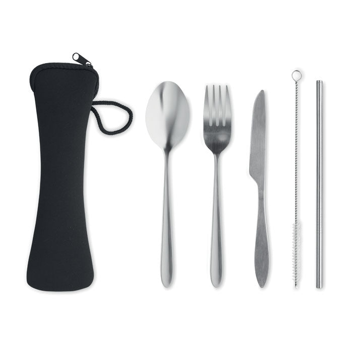 5 SERVIZIO - Set posate in acciaio inox