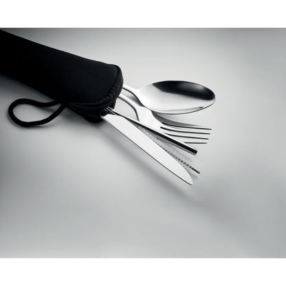 5 SERVIZIO - Set posate in acciaio inox