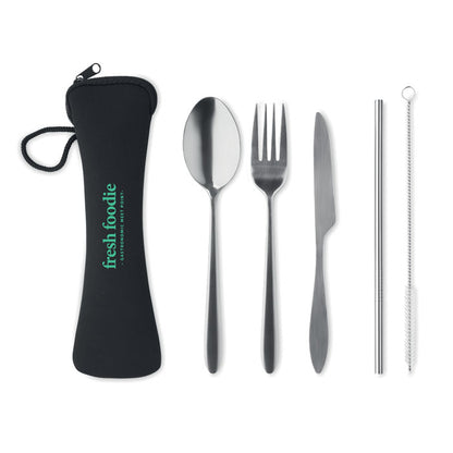 5 SERVIZIO - Set posate in acciaio inox