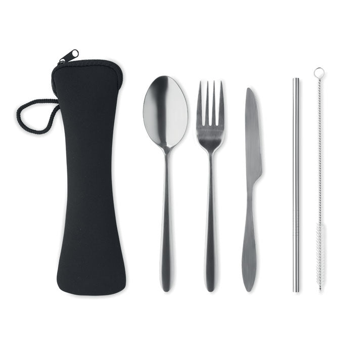 5 SERVIZIO - Set posate in acciaio inox