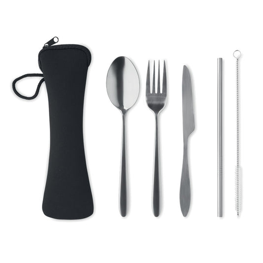 5 SERVIZIO - Set posate in acciaio inox