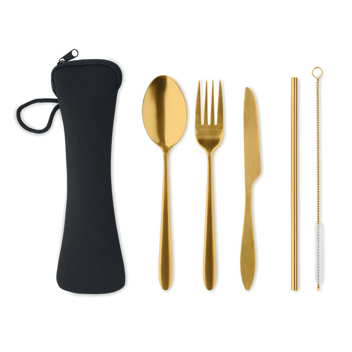 5 SERVIZIO - Set posate in acciaio inox