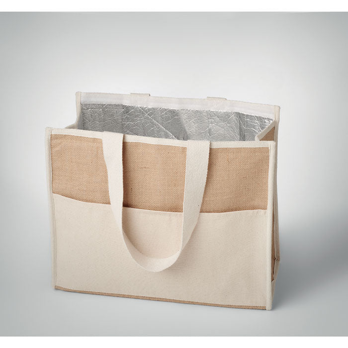 CAMPO DE GELI - Sac isotherme en jute et toile