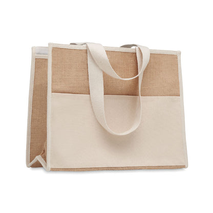 CAMPO DE GELI - Sac isotherme en jute et toile