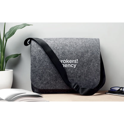 BAGLO - Sac ordinateur portable en feutre RPET