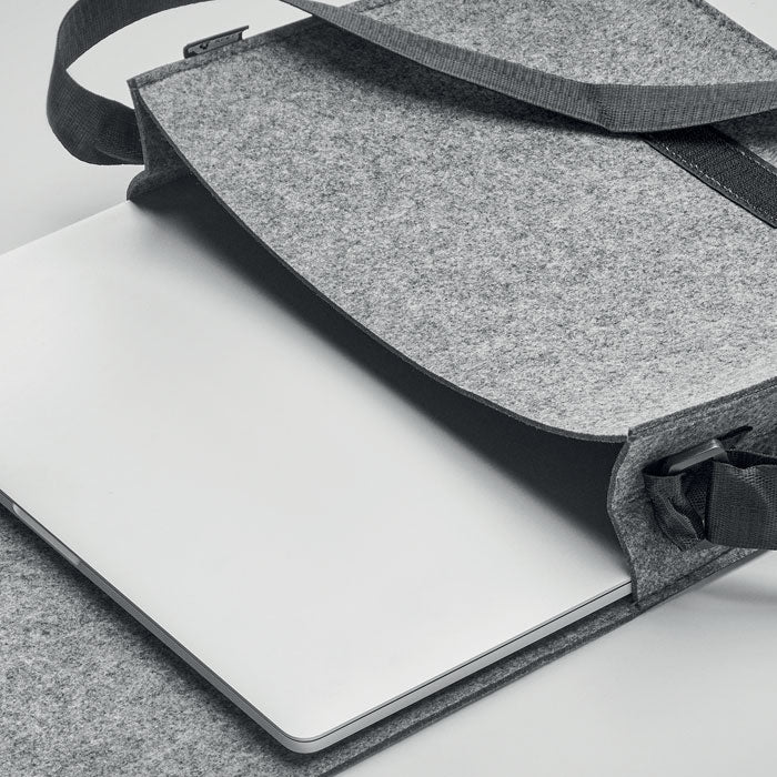 BAGLO - Sac ordinateur portable en feutre RPET