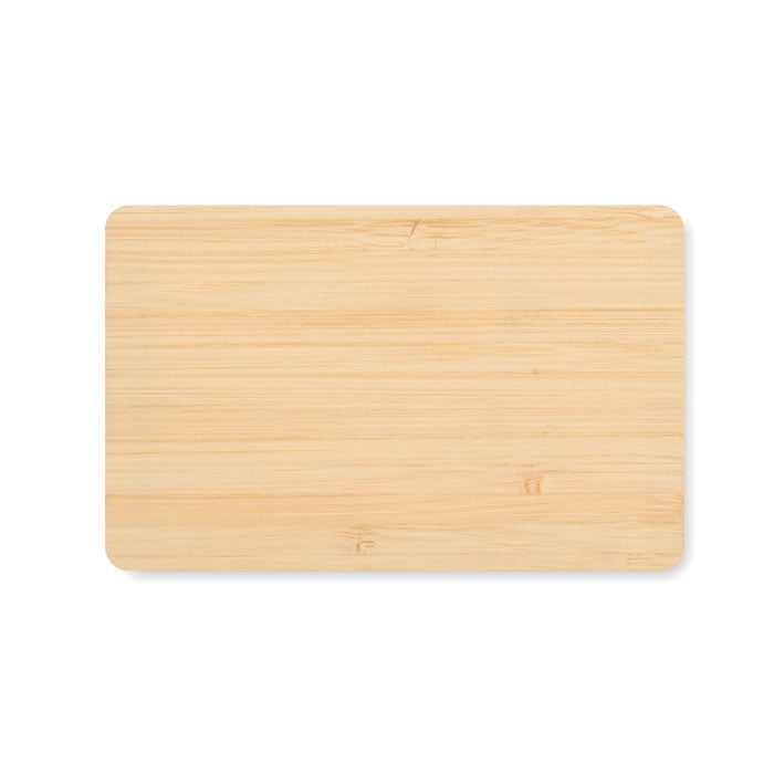 CUSTOS + - RFID card in bamboo material