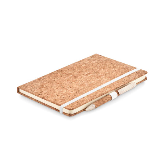 SUBER SET - Libreta A5 de corcho con bolígrafo