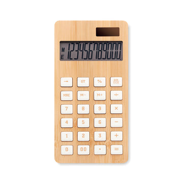CALCUBIM - Calculadora de bambú de 12 dígitos