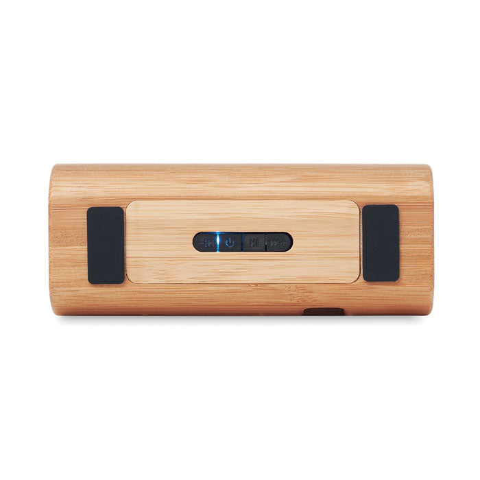 SPEAKBOX - Altavoz inalámbrico de bambú 2x5W