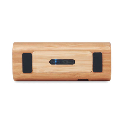 SPEAKBOX - Altavoz inalámbrico de bambú 2x5W