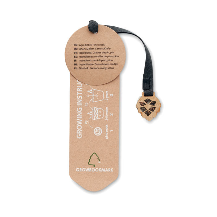 GROWBOOKMARK™ - Marque-page en forme de pin