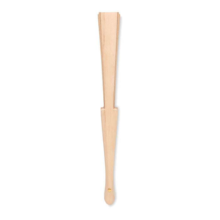 FANNY CORK - Ventilador de mà de fusta amb tela de suro