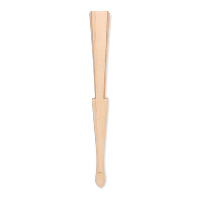 FANNY CORK - Ventilador de mà de fusta amb tela de suro