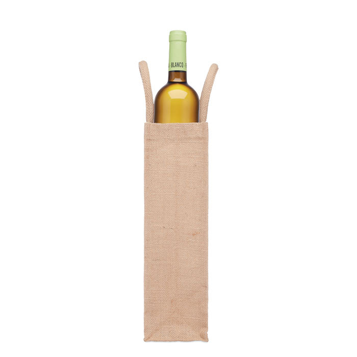 CAMPO DI VINO - Borsa vino in juta per una bottiglia