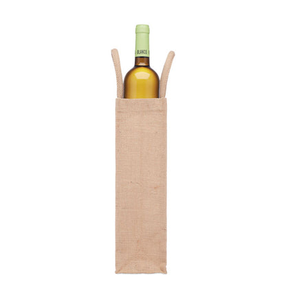 CAMPO DI VINO - Borsa vino in juta per una bottiglia