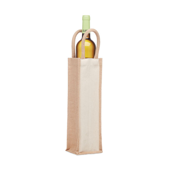 CAMPO DI VINO - Borsa vino in juta per una bottiglia