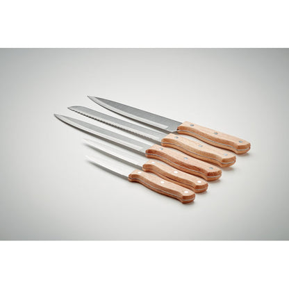 GOURMET – 5-teiliges Messerset im Sockel