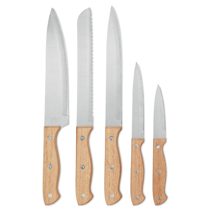 GOURMET – 5-teiliges Messerset im Sockel