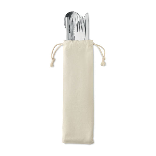 CUSTA SET - Juego de cubiertos de acero inoxidable