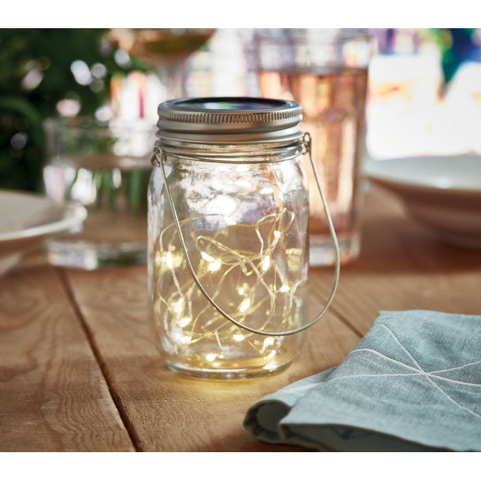 POT LAMP - Solar mason jar outdoor lamp