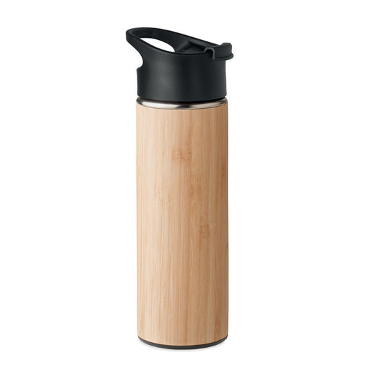 NANDA – Doppelwandige Bambusflasche 450 ml