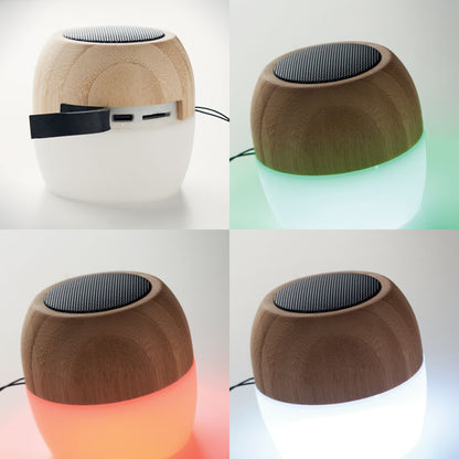 CLEVELAND - Enceinte sans fil 5.0 en bambou