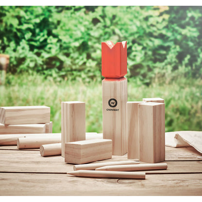 KING – Outdoor-Wurfspiel aus Kiefernholz