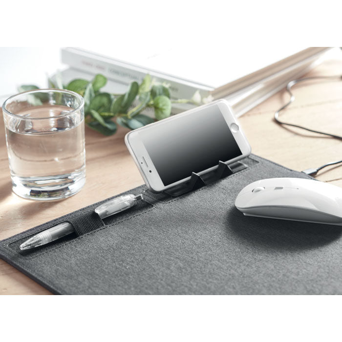 SUPERPAD - RPET-Mauspad-Ladegerät 15W