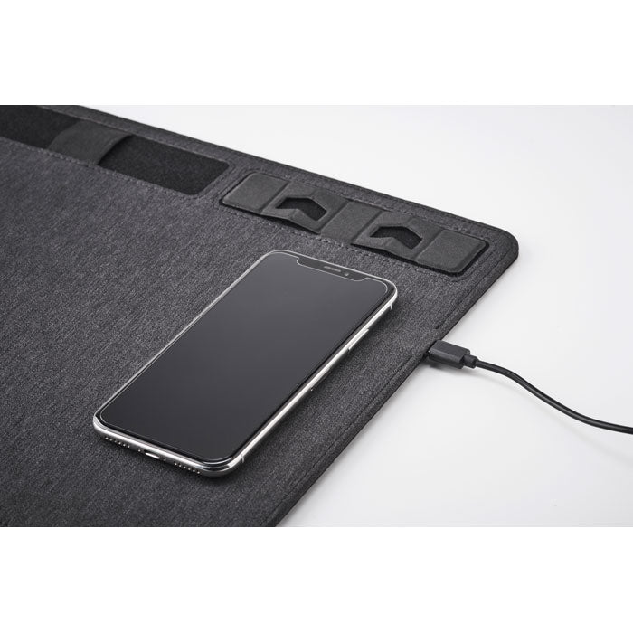 SUPERPAD - RPET-Mauspad-Ladegerät 15W