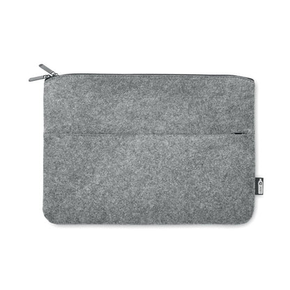 TOPLO – Laptoptasche aus RPET-Filz mit Reißverschluss