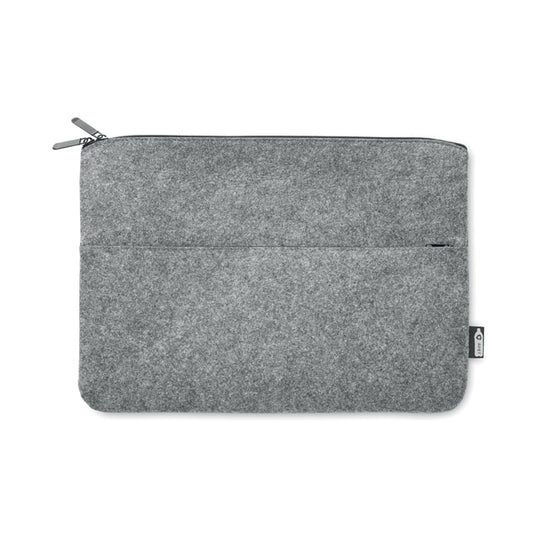 TOPLO - Borsa per laptop con cerniera in feltro RPET
